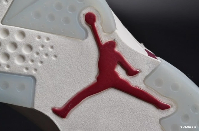 Maroon Air Jordan Retro white 384664-116 6 0905